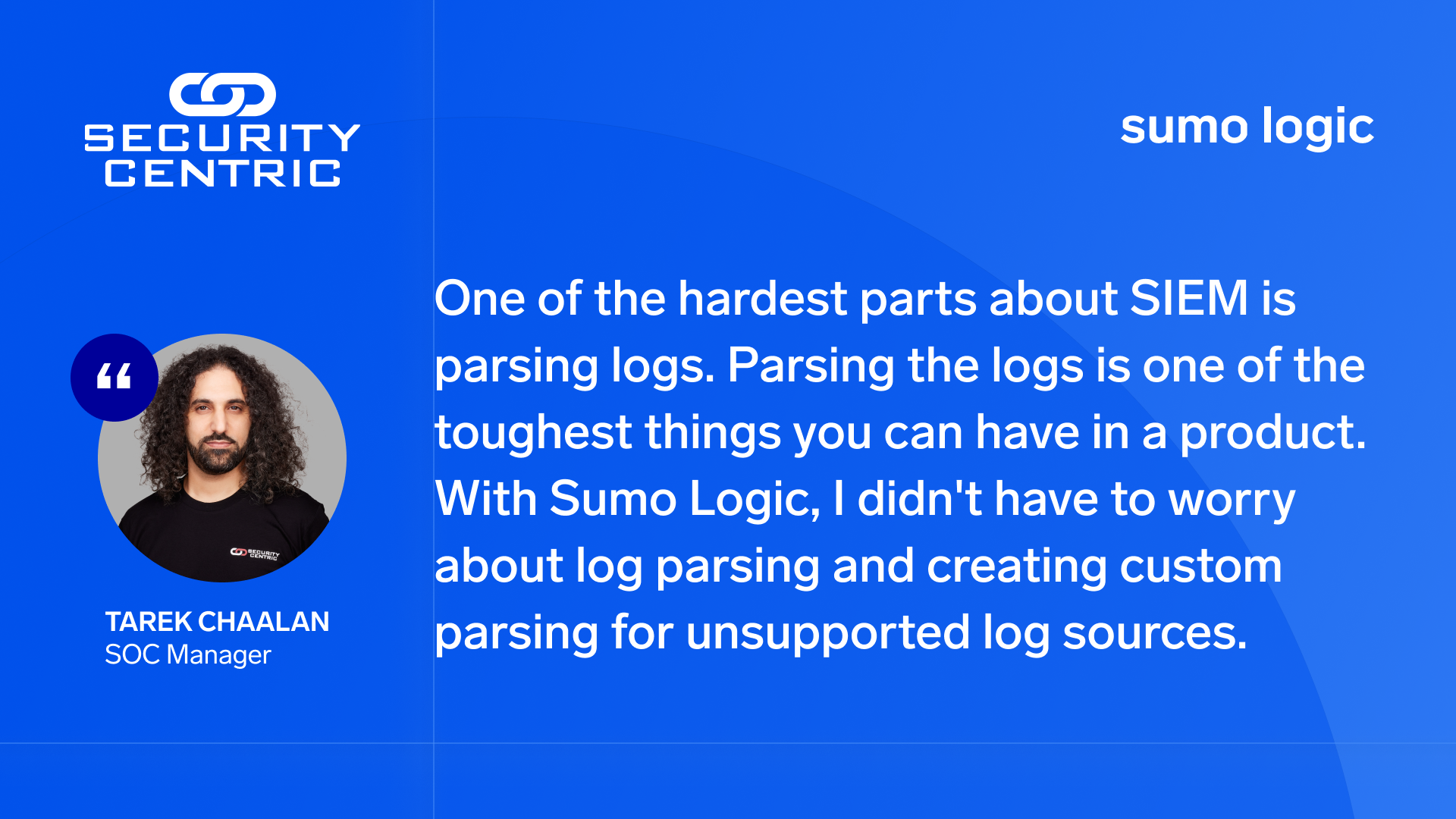 Security Centric x Sumo Logic